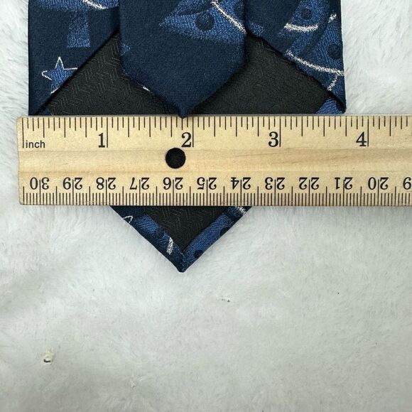 Holidays Blue Christmas Trees Tie - Picture 6 of 6